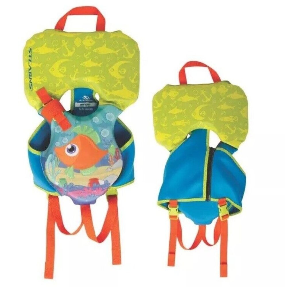 Stearns Infant U.S Coast Guard Approved Infant Life Jacket Under 30 Lbs New